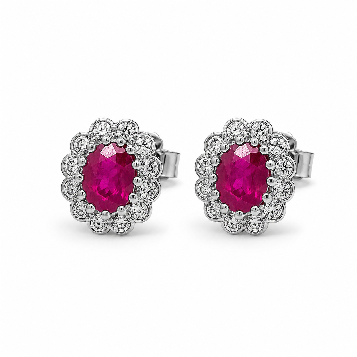 ''Rosso di Milano'' earrings