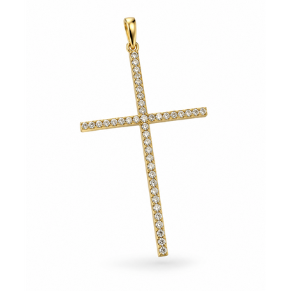 Cruce „Aurora” din aur galben de 14K