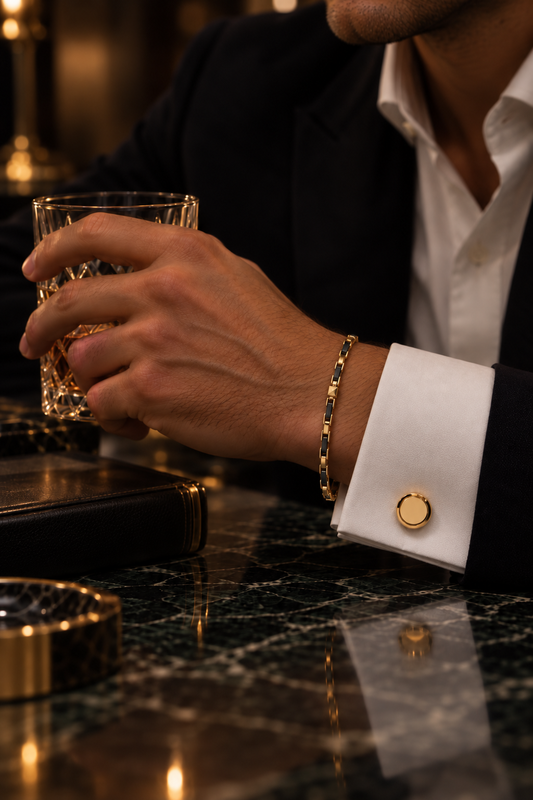 14K yellow gold ''Aureo'' bracelet