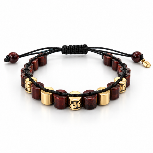 Brățară ''Ambra Rossa'' cu aur galben de 14K