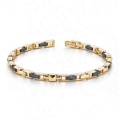 14K yellow gold ''Aureo'' bracelet
