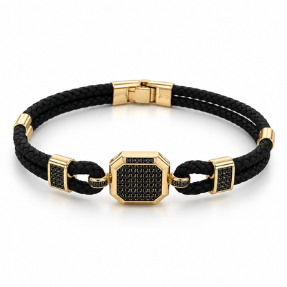 Brățară ''Fortezza'' cu aur galben de 14K