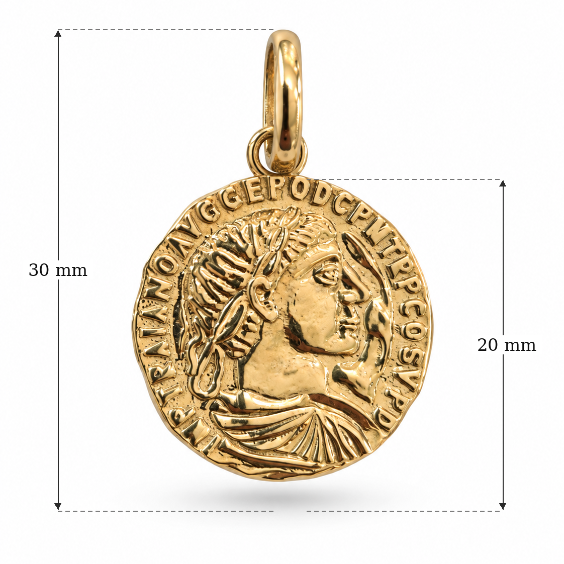 Pandantiv ''Imperiale'' din aur de 14K