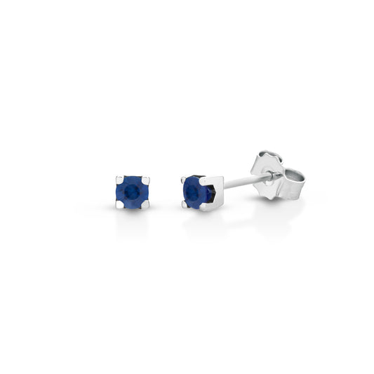 18k Gold Earrings with Sapphire