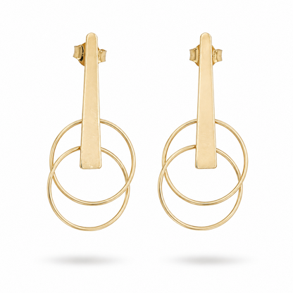 Serata Incontro – 14K gold earrings by Serafino