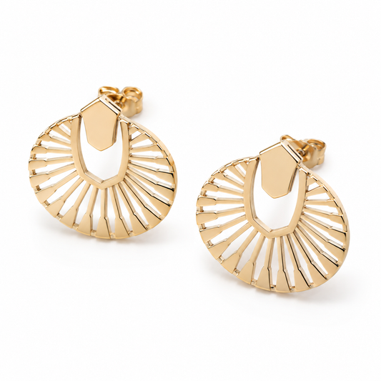 Serata Novecento – 14K gold earrings by Serafino