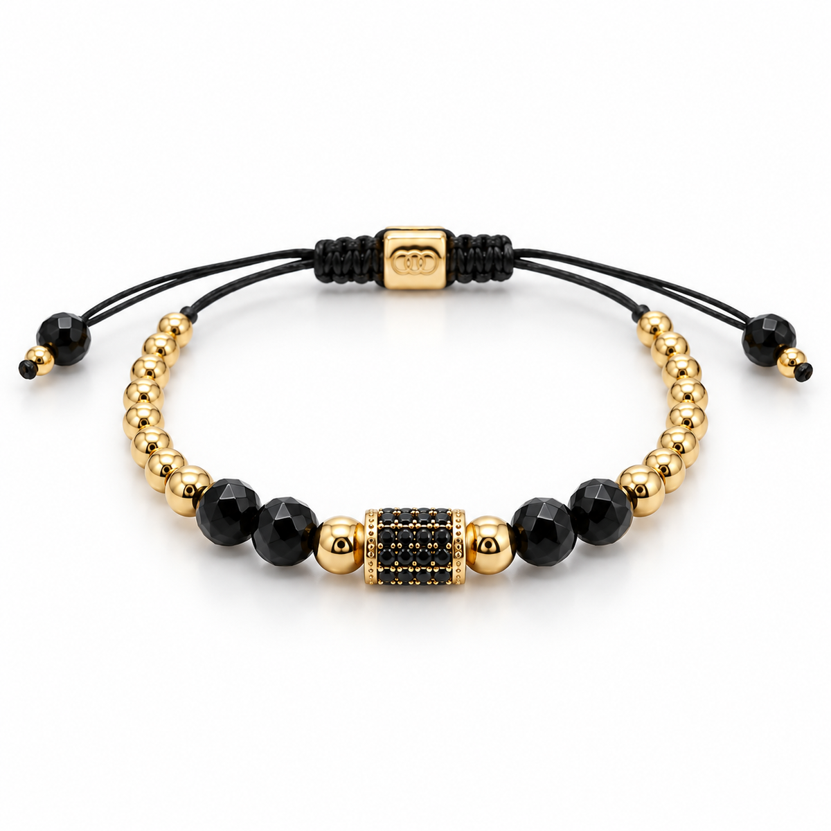 Brățară „Vento Nero” cu aur galben de 14K