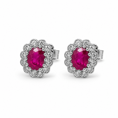 ''Rosso di Milano'' earrings