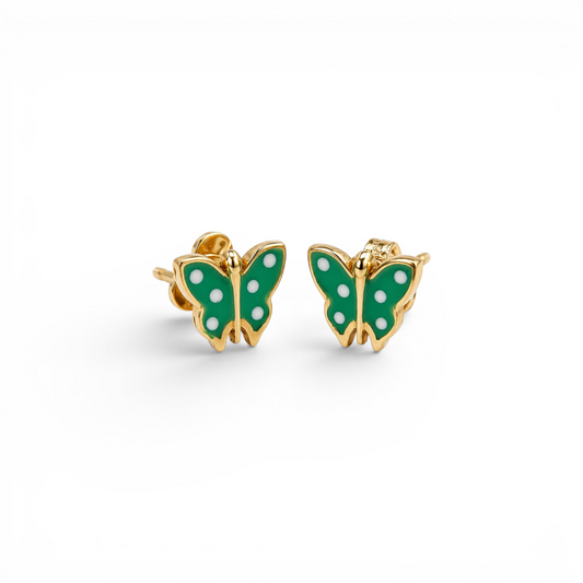 Cercei Fluture din Aur de 14K