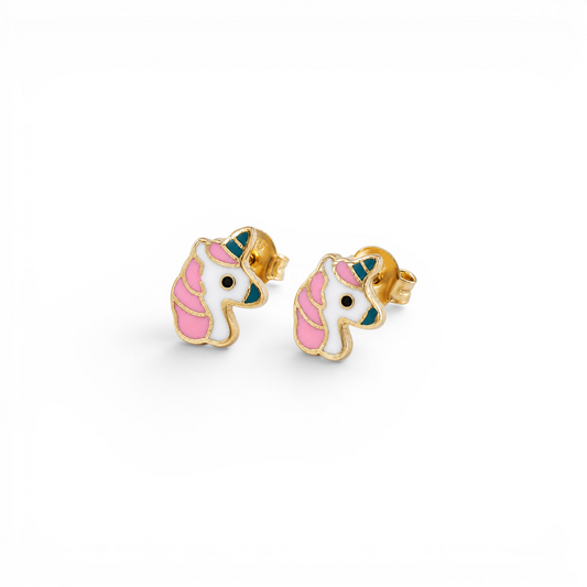 Cercei Unicorn din Aur de 14k