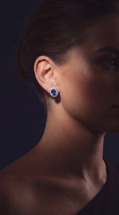 Cercei „Noapte de Safir”