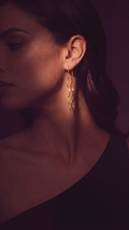 ''Serata Sinuosa'' Earrings