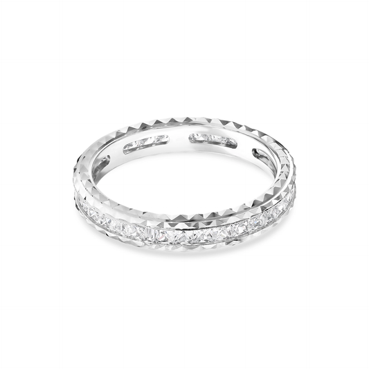 Verighetă ICON din aur cu cubic zirconia alb